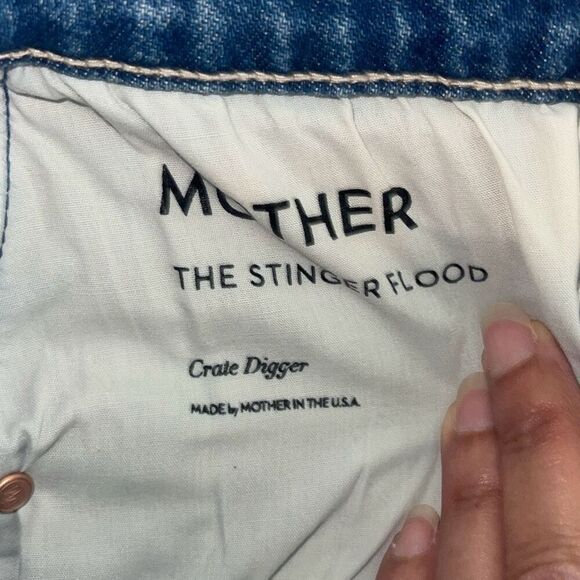 MOTHER Denim Stinger Flood Crate Digger Mid Rise Skinny Jeans Size 29 MWT - Picture 13 of 15